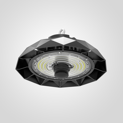 Éclairage LED haute baie avec support suspendu en boucle et angle de rayon de 60°/90°/120°