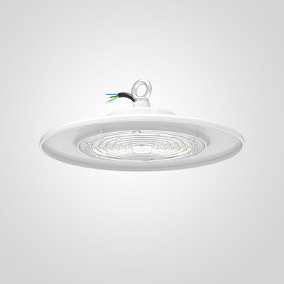 Boucle suspendue 150W LED High Bay Light RAL 1127 Blanc 5000K 4KV Protecteur contre les surtensions avec lentille en polycarbonate