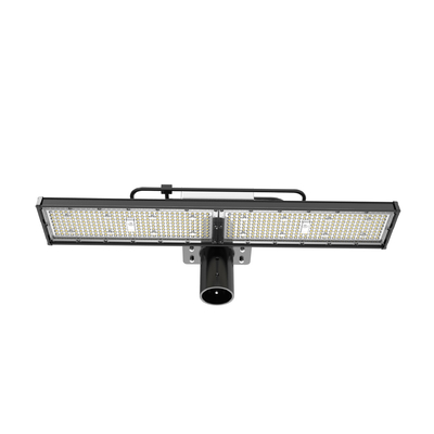 120-277V Voltage d'entrée Lumière LED à haute baie linéaire avec revêtement noir RAL 9017